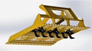 CL Fabrication Land Leveler back underside