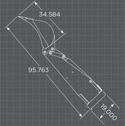 Loflin Skid Steer Backhoe dimensions