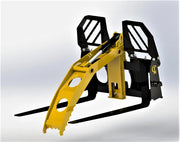CL Fabrication Pallet Fork with hydraulic grapple