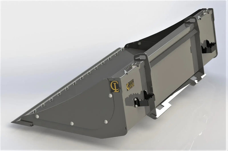 CL Fabrication Skid Steer Bucket rear view