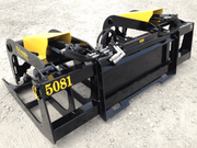 CL Fabrication Skid Steer Grapple Rack behind