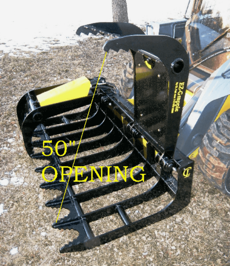 CL Fabrication Skid Steer Grapple Rack 50 inch opening
