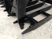 CL Fabrication Skid Steer Grapple Rack teeth closeup