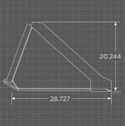 Loflin Fabrication Low Profile Skid Steer Bucket Dimensions