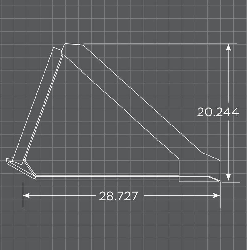 Loflin Fabrication Low Profile Skid Steer Bucket Dimensions