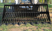 Loflin Skid Steer Rock Bucket with teeth