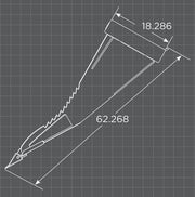 Loflin Skid Steer Stump Bucket dimensions
