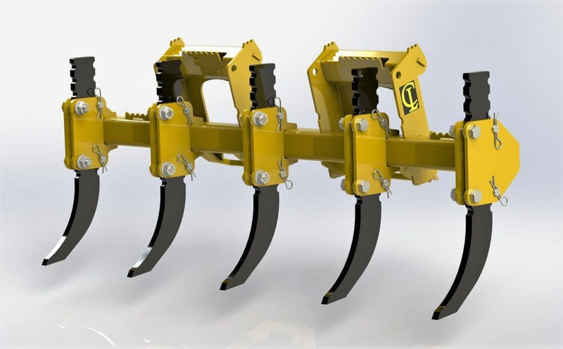 CL Fabrication Skid Steer XR Ripper closeup of ripper