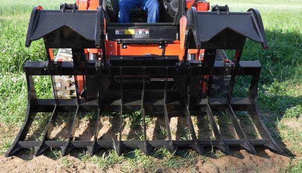 Loflin Heavy Duty Skid Steer Root Grapple