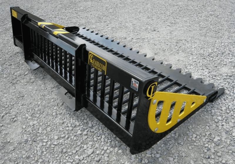 CL Fabricator Skid Steer Rock Bucket back view