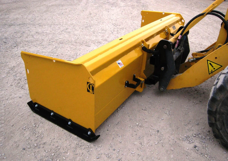 CL Fabrication Skid Steer Snow Pusher attached closeup