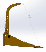 CL Fabrication Skid Steer Stump Bucket dimensions