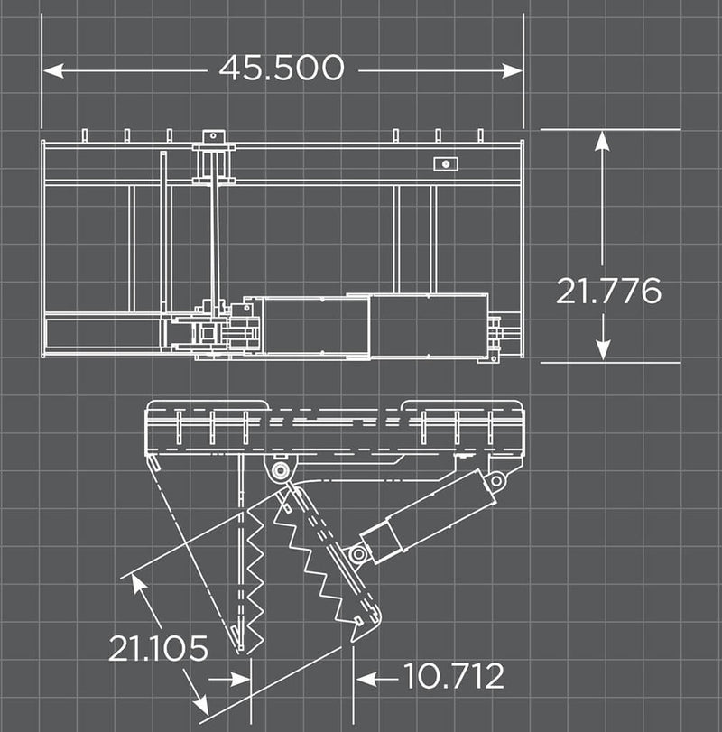 Loflin Skid Steer Tree Puller dimensions
